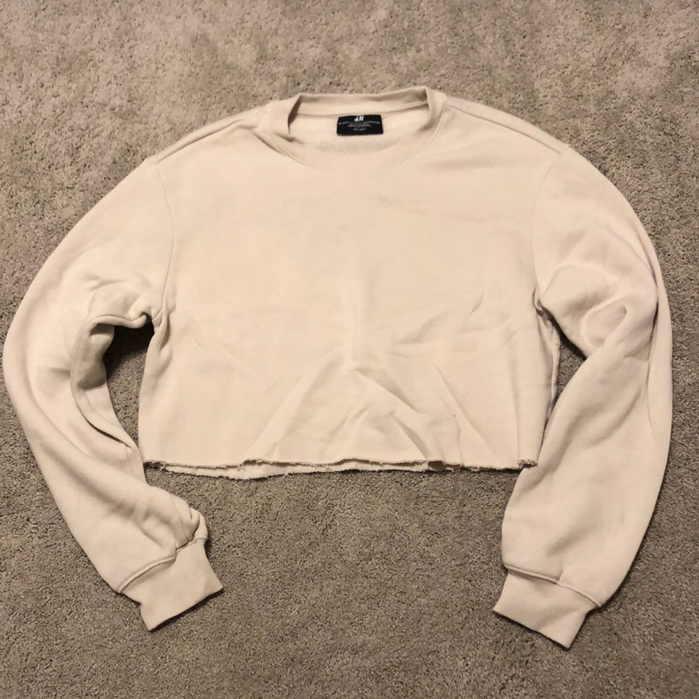 H&M basic cropped crew neck